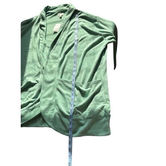 New with Tags J.Crew Eucalyptus Steam Soft Knit Wrap Cardigan Sweater Size‎ XXL - Picture 13 of 13